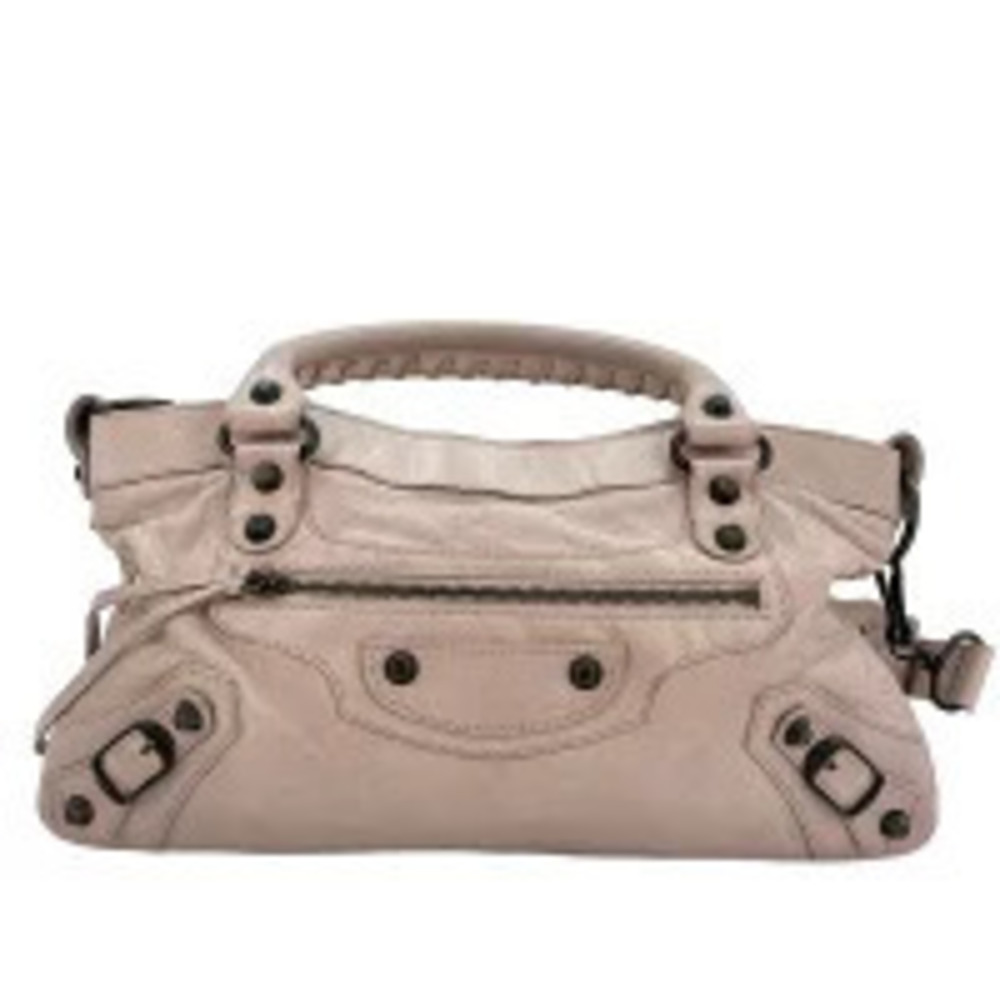 Balenciaga Agneau Classic Hardware First handbag soft pink